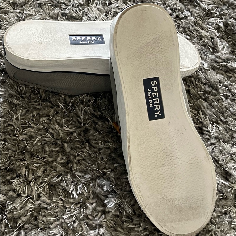 Sperry gray canvas sneaker size 7 - Picture 4 of 5